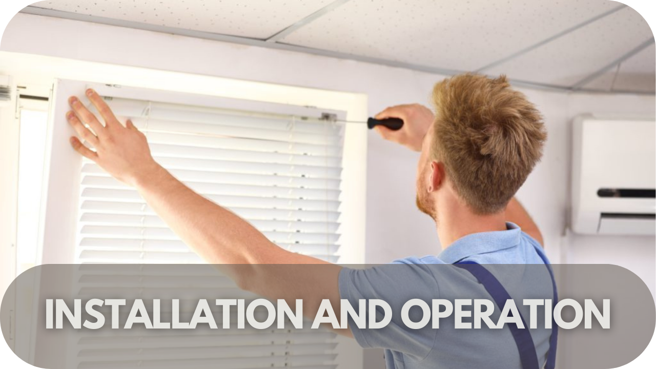 Comparison of installation and operation for roller and venetian blinds