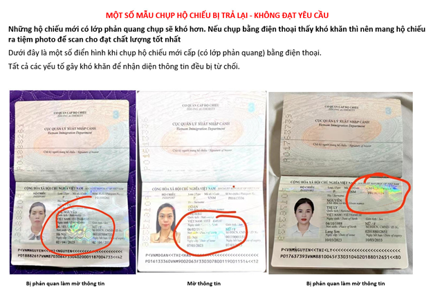 A group of passport pages with red circle marks

Description automatically generated