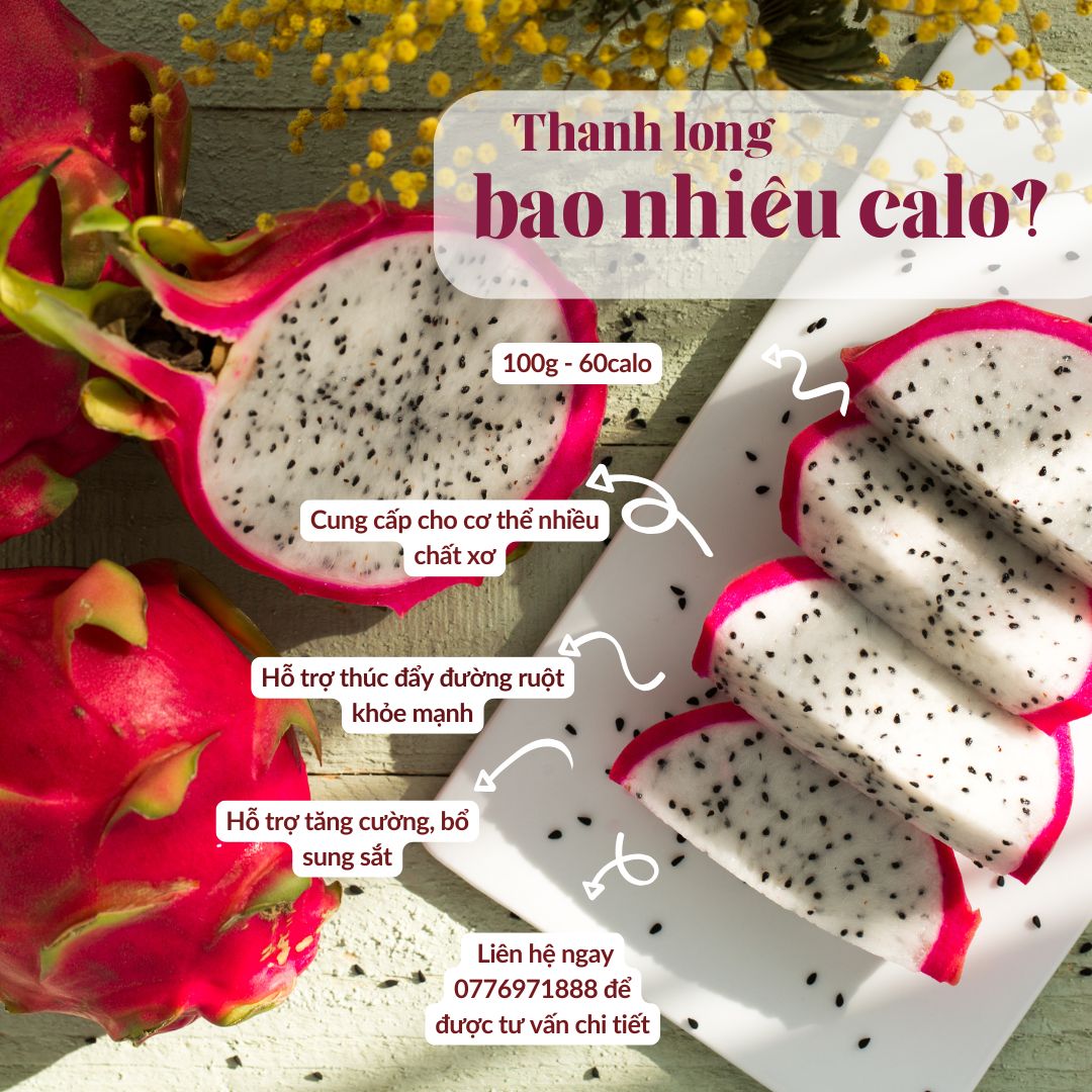 Thanh long bao nhiêu calo? Bật mí 3+ lợi ích vàng cho sức khỏe!