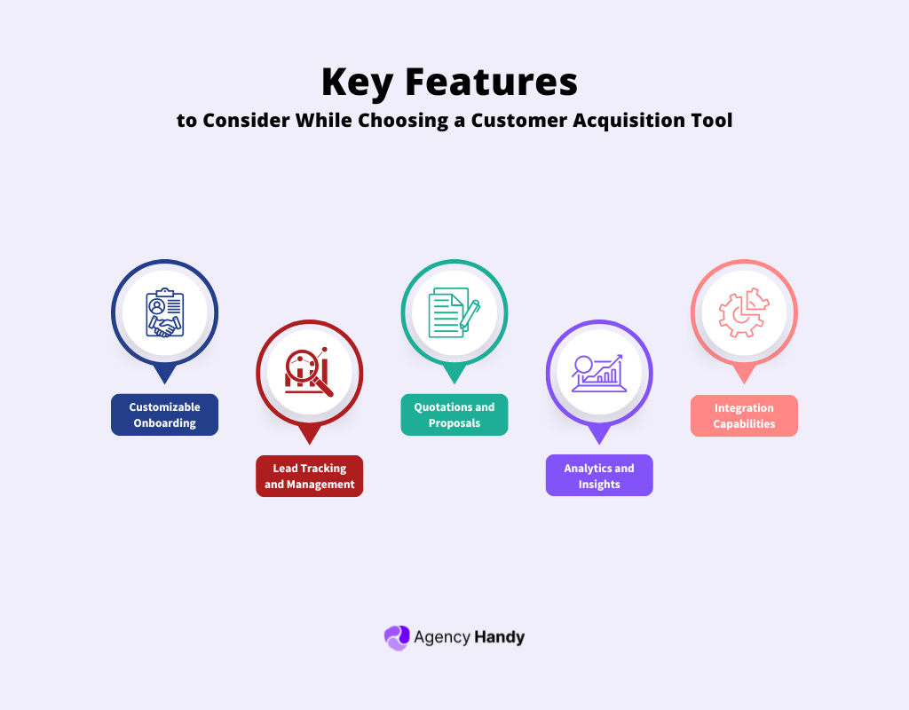 Key Features to Consider While Choosing a Customer Acquisition Tool