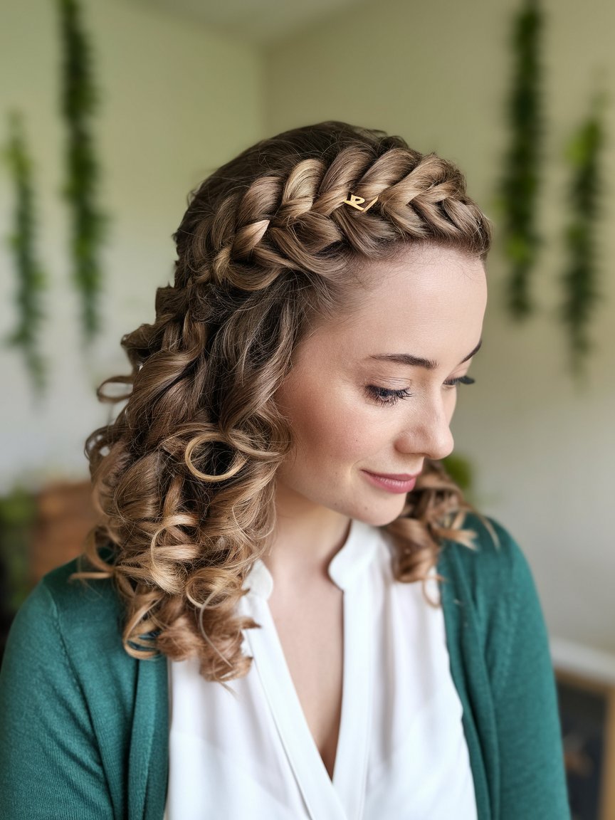 12. Elegant Crown Braid