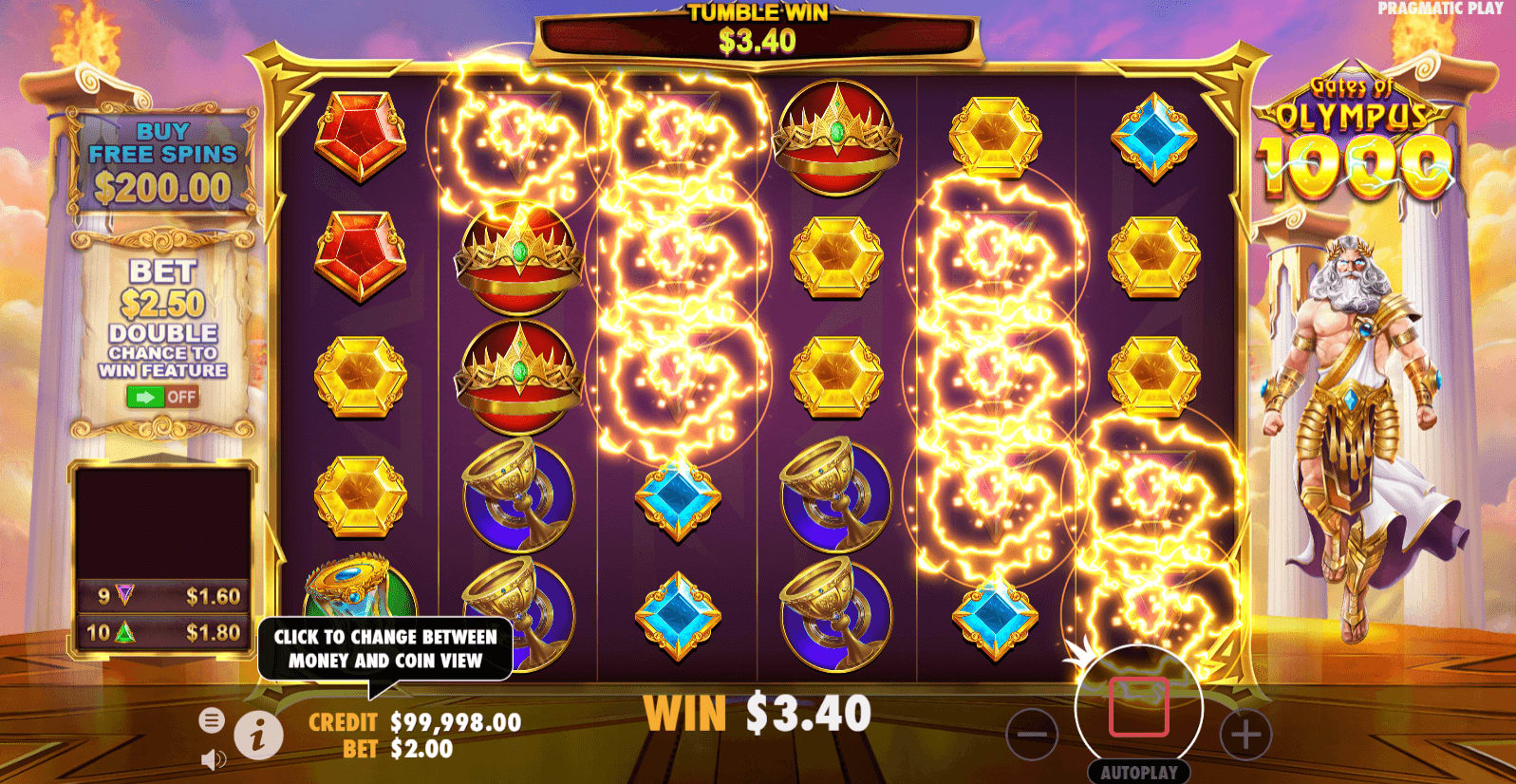 independent casino slot game - Gates of Olympus