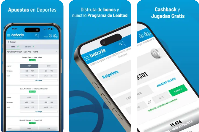 opiniones sobre la app de Betcris