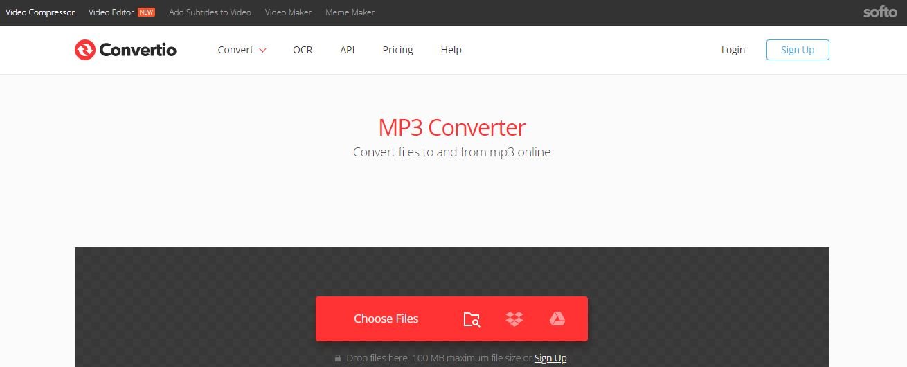 Convertio mp3 converter