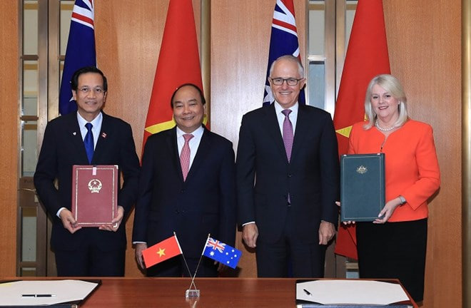 LỄ KÝ KẾT NÂNG CẤP QUAN HỆ VIỆT NAM – AUSTRALIA LÊN ĐỐI TÁC CHIẾN LƯỢC