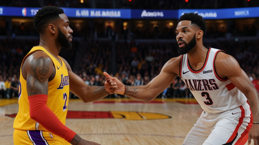 Lakers vs Portland Trail Blazers Match Player Stats