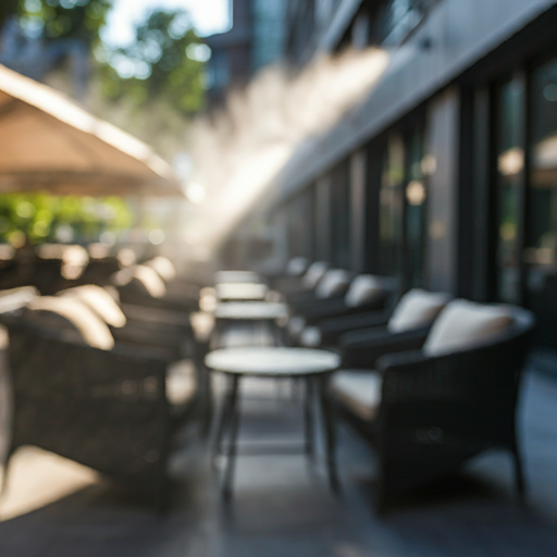 Using Misters for Cooling Outdoor Spaces