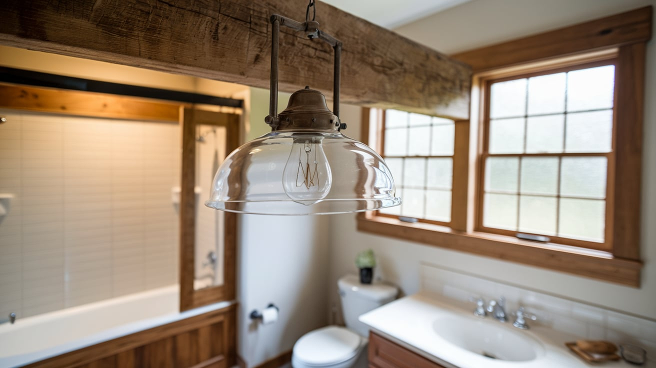 Meydena Craftsman bathroom light fixture