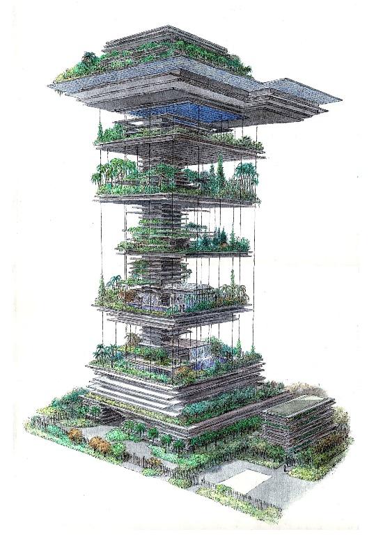 Antilia 'Vertiscape' Tower — SITE