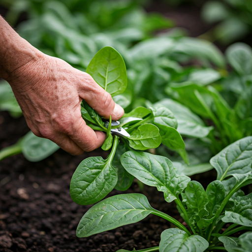 Harvesting Your Fresh Spinach