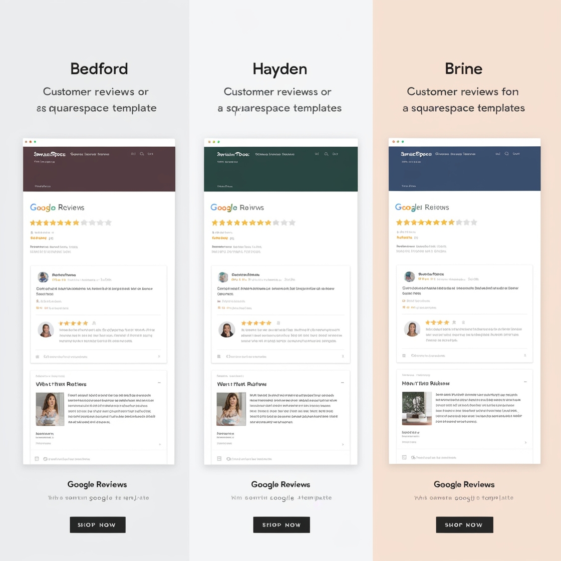 Add Google Reviews to Squarespace, Squarespace E-commerce Templates, squarespace email marketing, squarespace template, Squarespace templates, Squarespace testimonial, squarespace themes, squarespace website templates