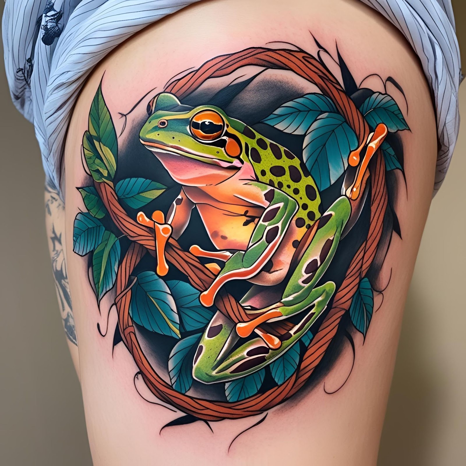 Tree Frog Tattoo