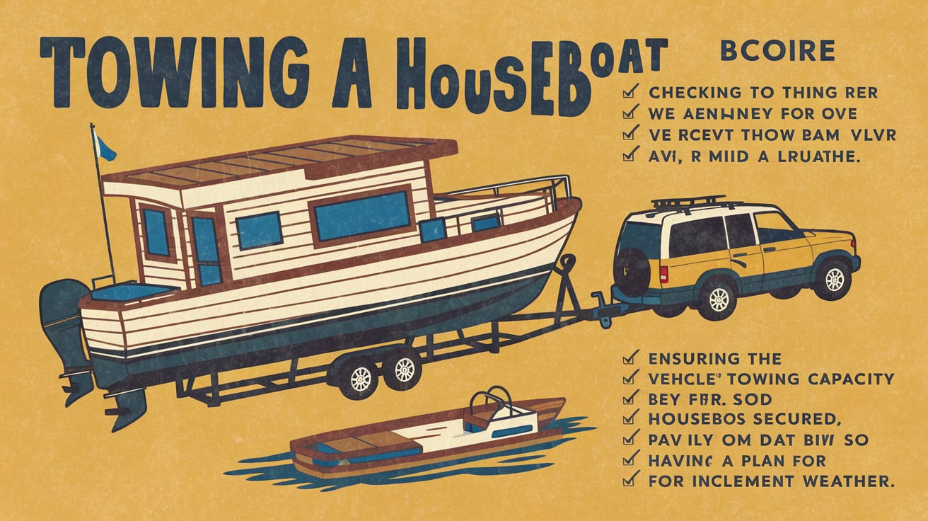 can you tow a boat with lithia marina houseboats