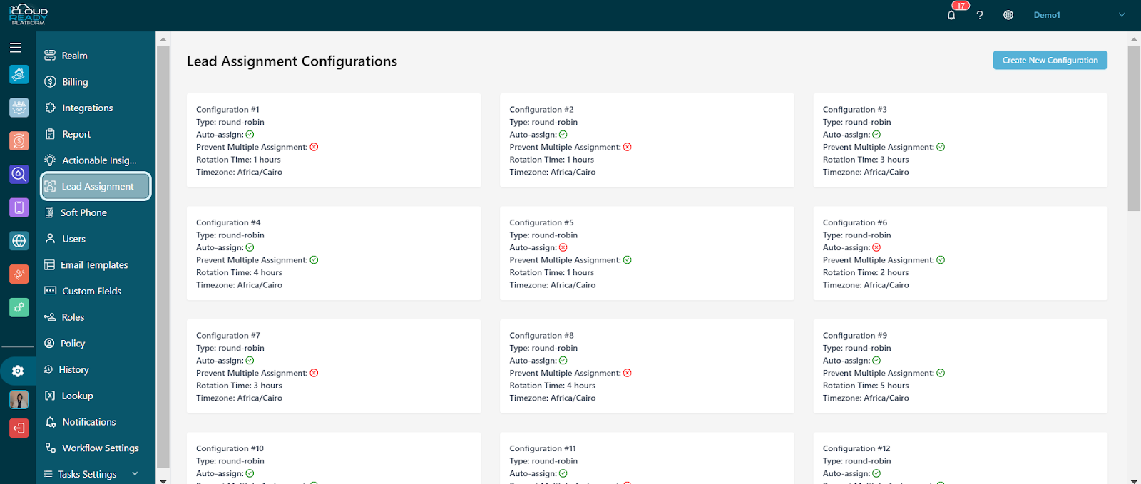 Lead Assignment Config