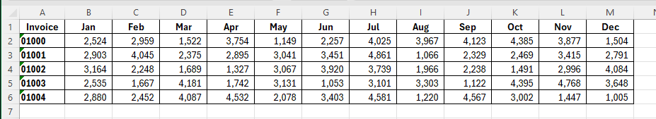 A screenshot of a spreadsheet

Description automatically generated