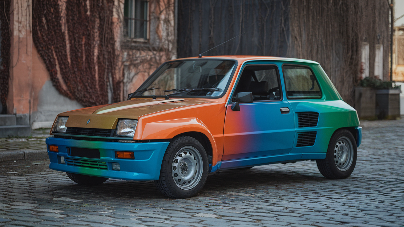 AI chat Renault 5 Turbo colors