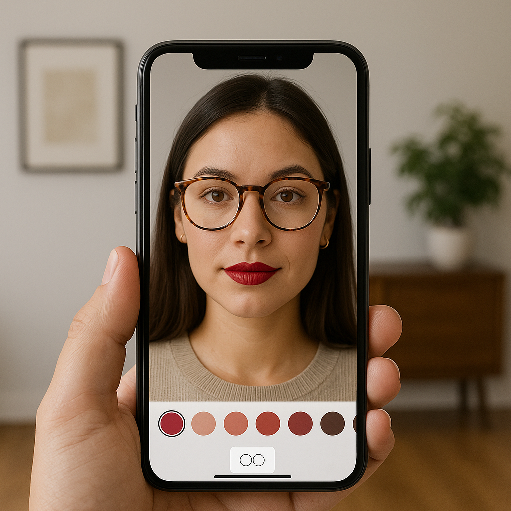 Sephora using Try-on feature