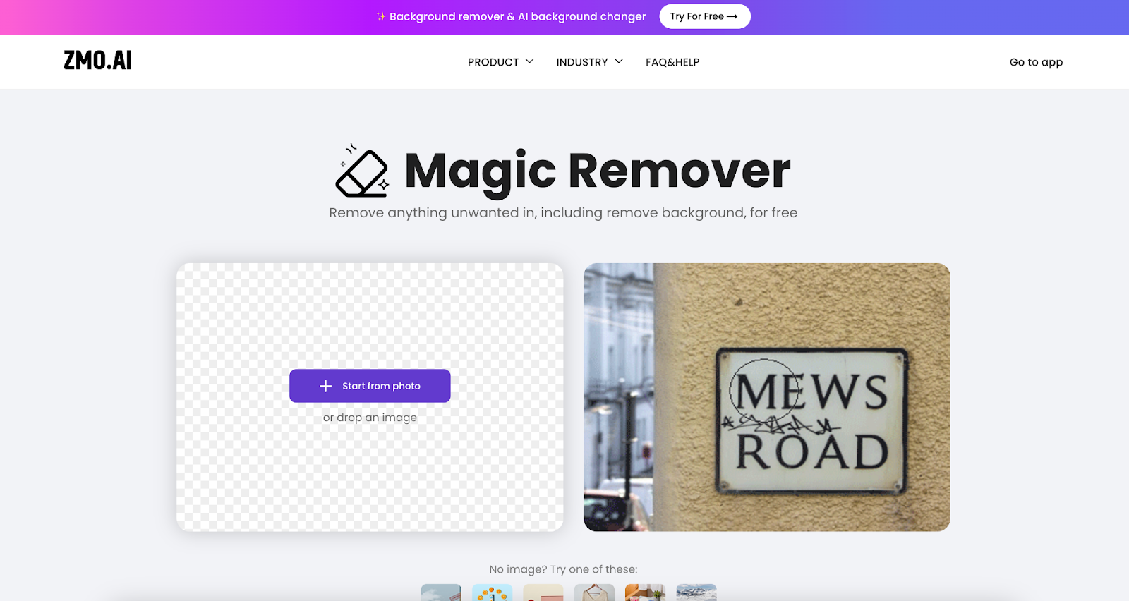 remove.app overview background removal