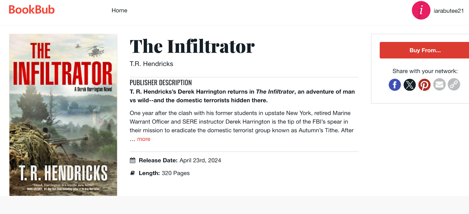 image of The Infiltrator book