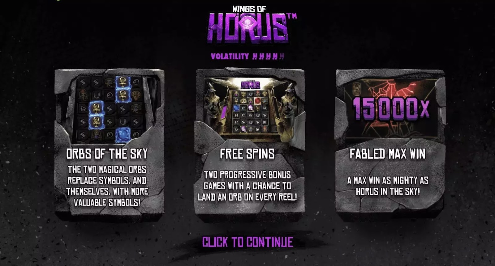 Wings of Horus gameplay features