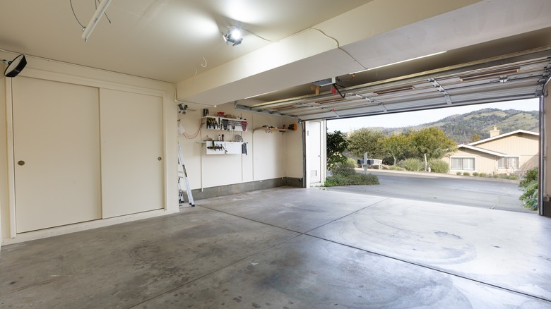 open garage door manually from outside