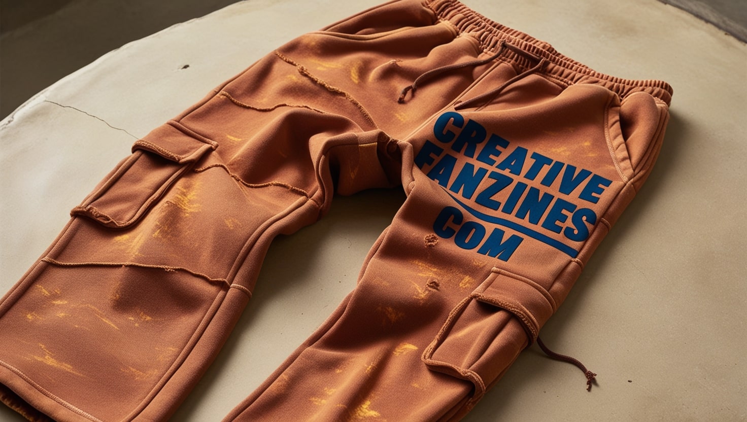 g.o.a rustic flared cargo sweatpants