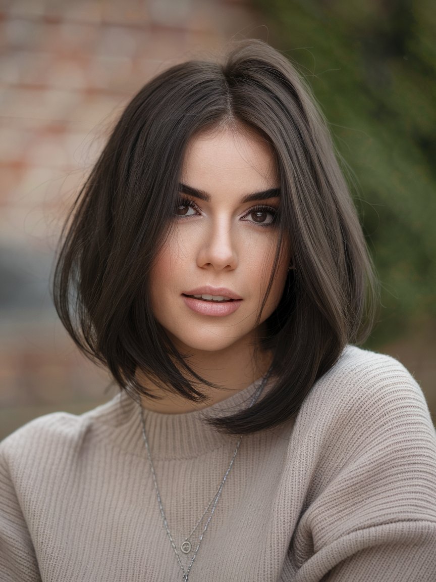 19. Sculpted Asymmetrical Bob