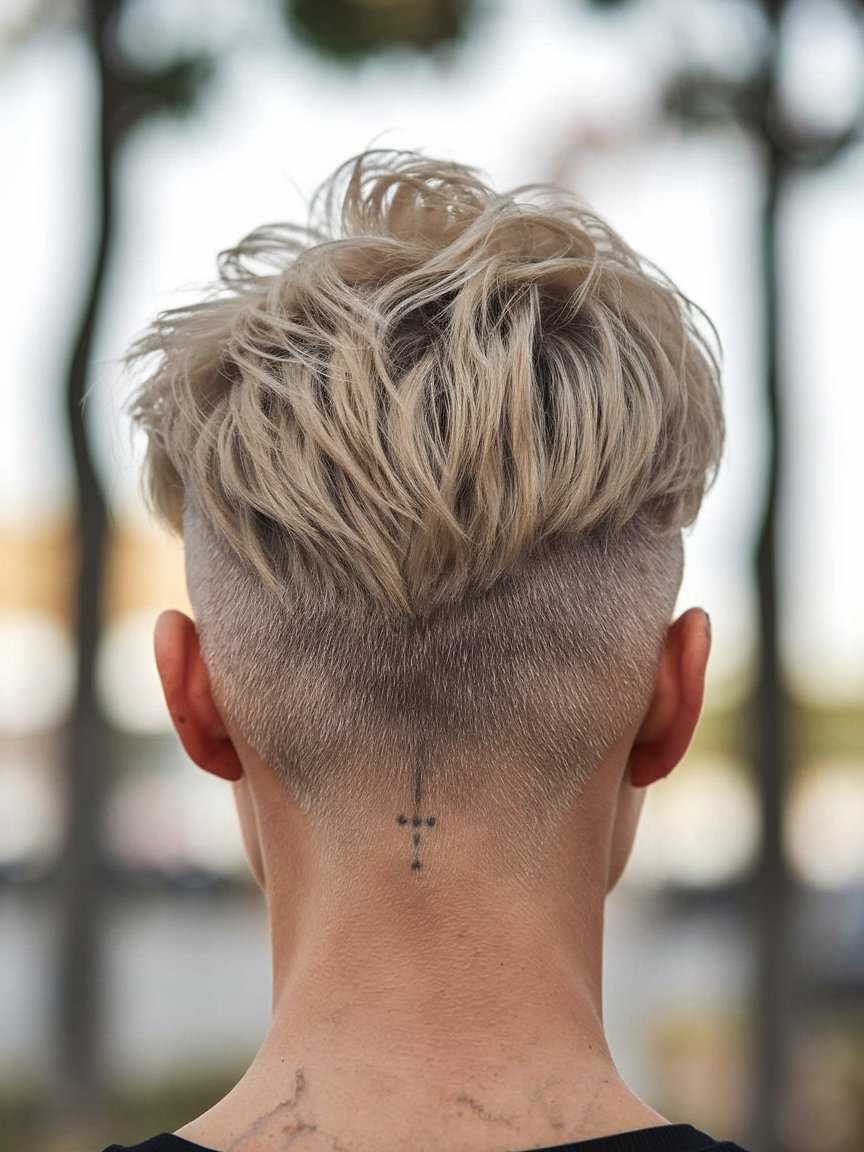 50. Pixie with a Mid Fade