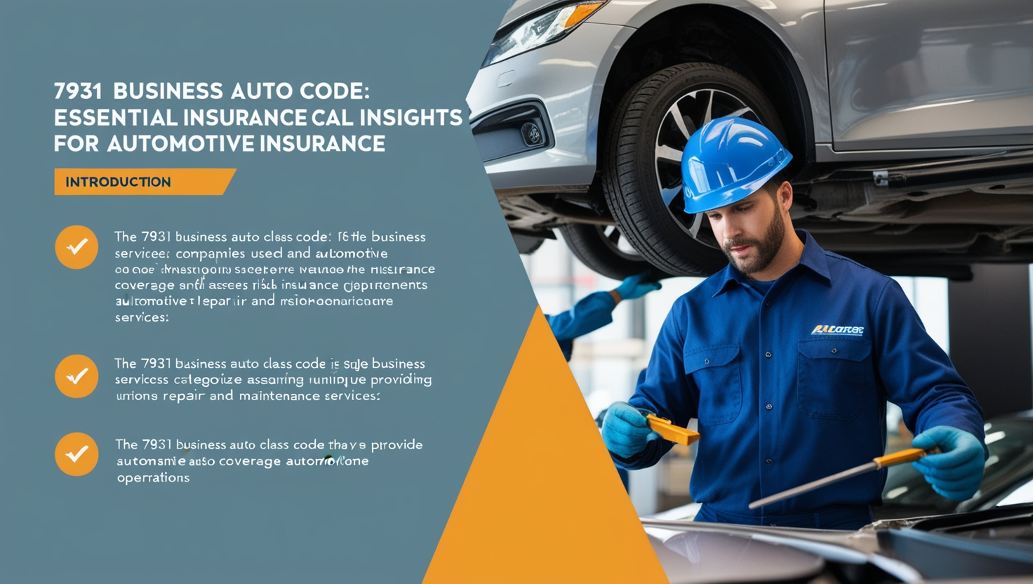 7931 Business Auto Class Code