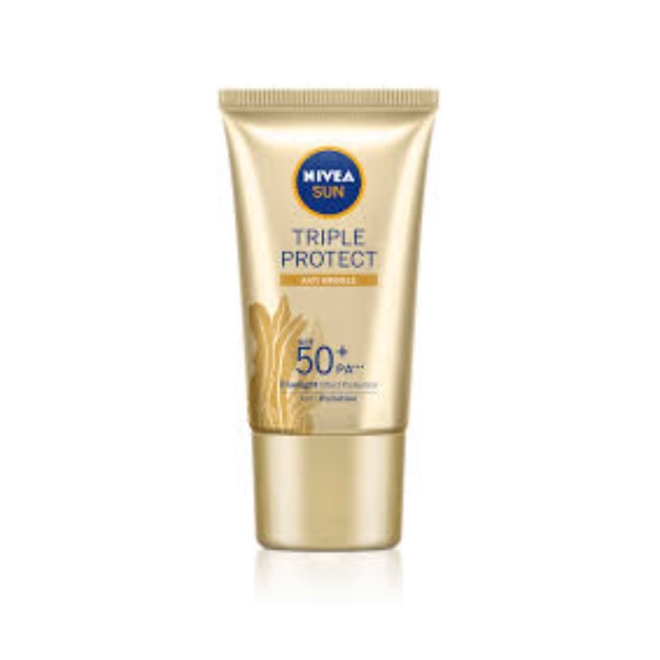 กันแดดเนื้อเซรั่ม Nivea นีเวีย ซัน ทริปเปิ้ล โพรเท็ค แอนตี้ ริงเคิล เอสพีเอฟ50+ พีเอ+++