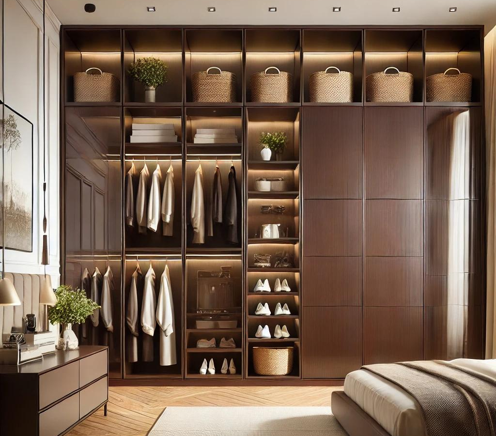 Chocolate and Cream Wardrobe