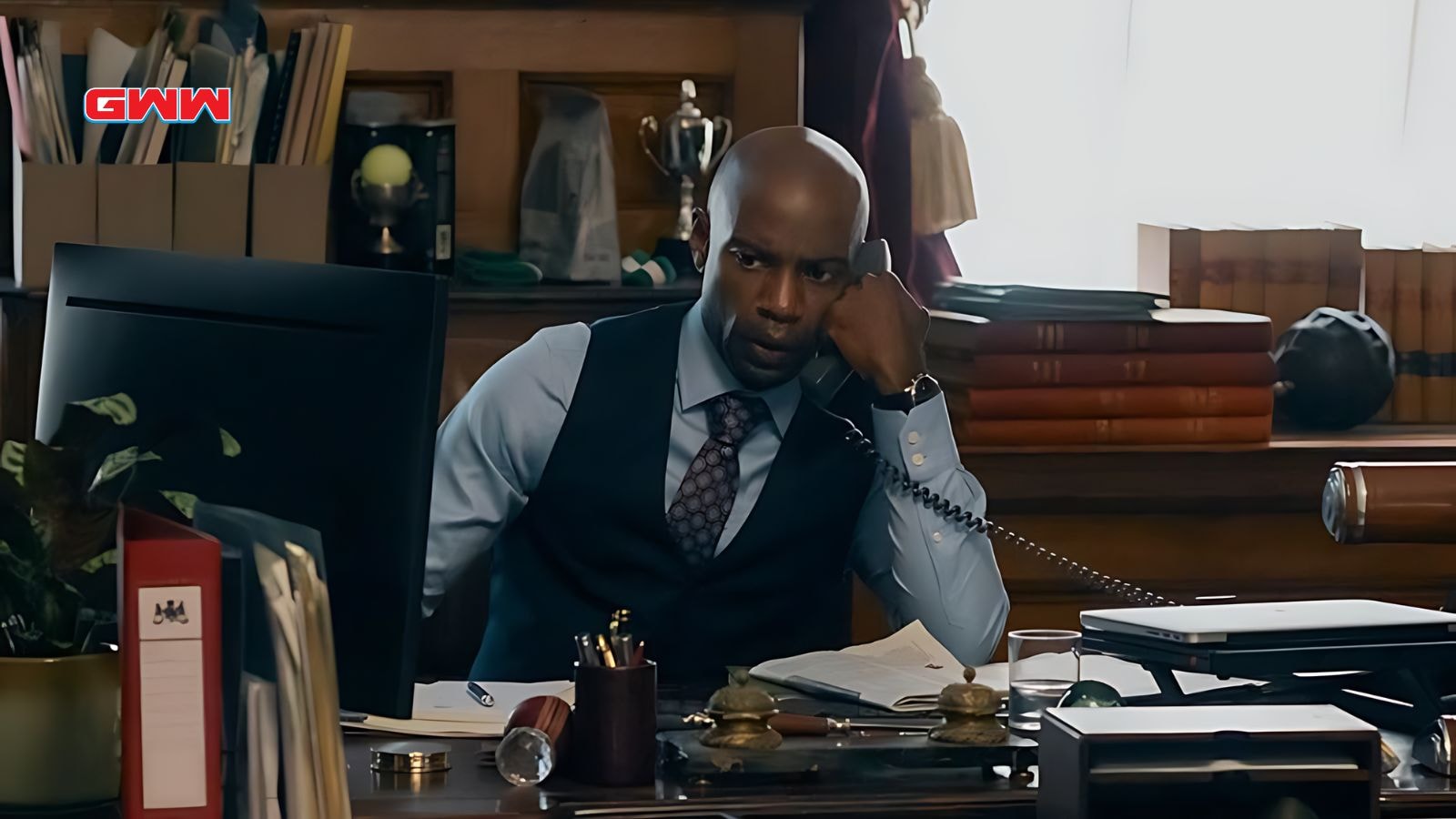 The Diplomat Season 2 David Gyasi as Foreign Secretary Austin Dennison