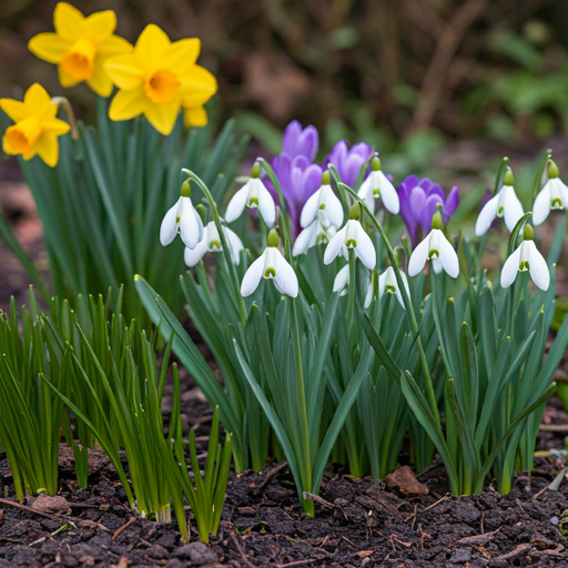 Companion Planting with Snowdrops