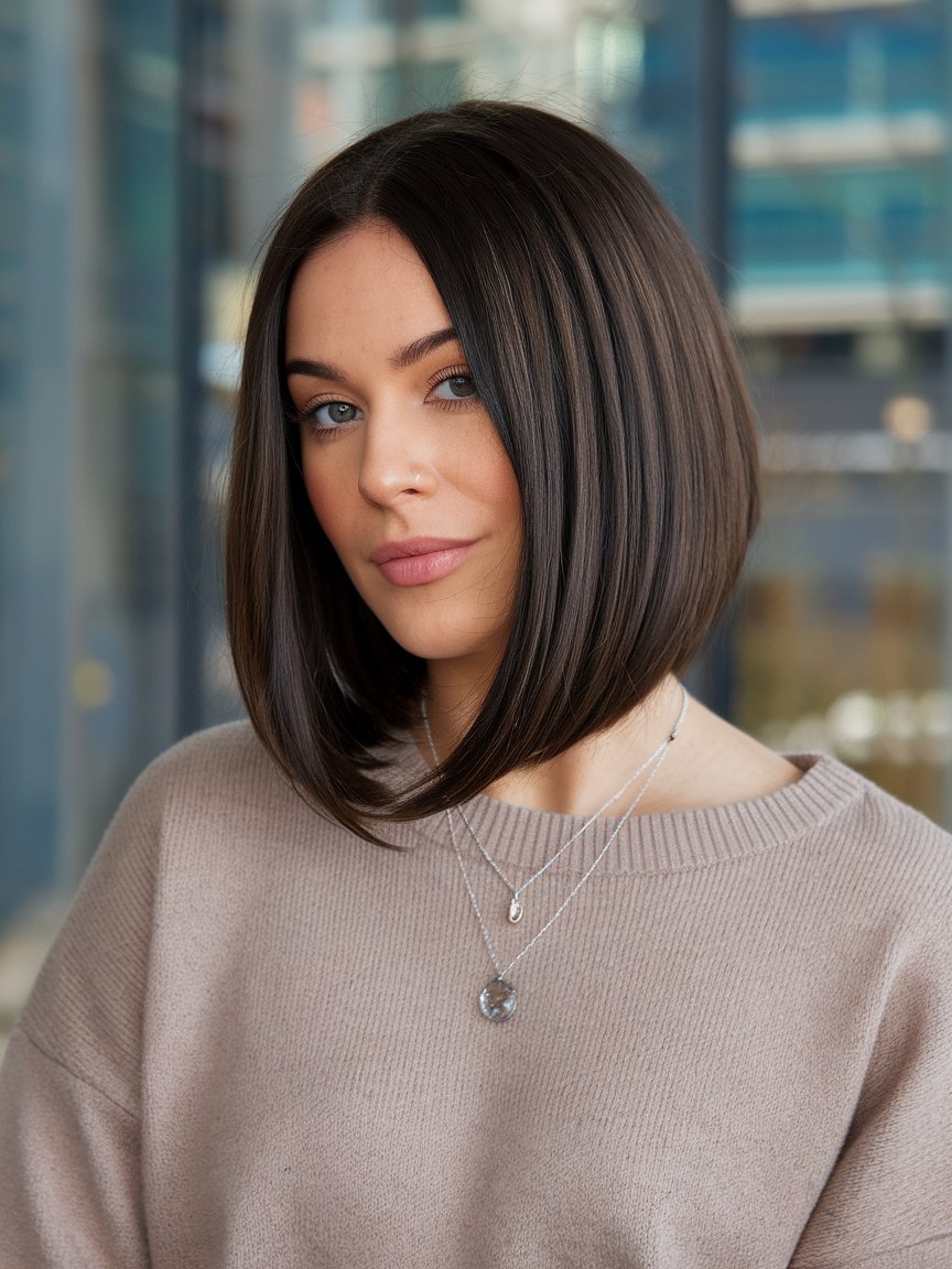 38. Blunt Neck-Length Bob