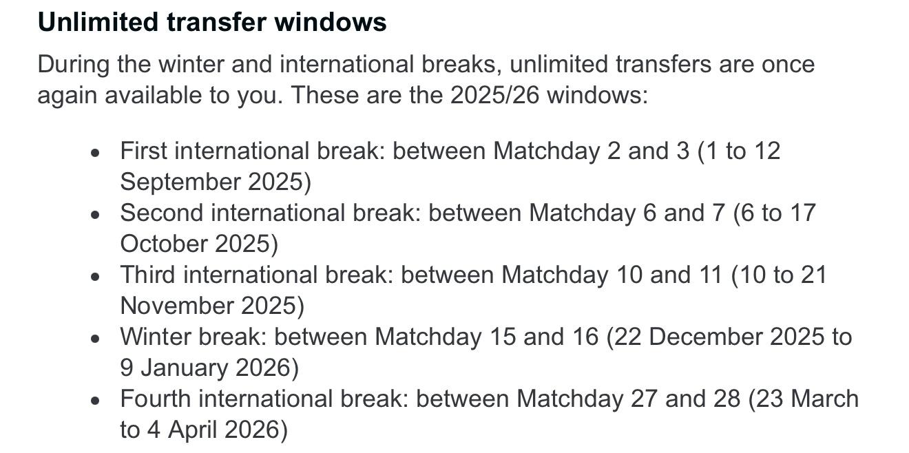 A screenshot of a matchday window

AI-generated content may be incorrect.