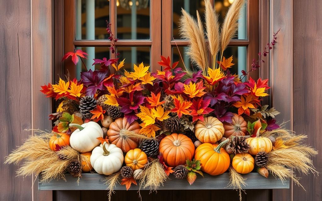 Fall window box ideas