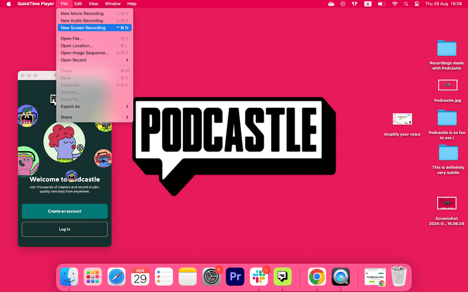 	 how to start screen recording on mac