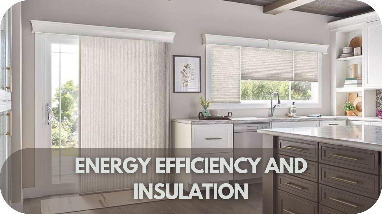 Enhance energy efficiency and insulation with smart window treatment choices.