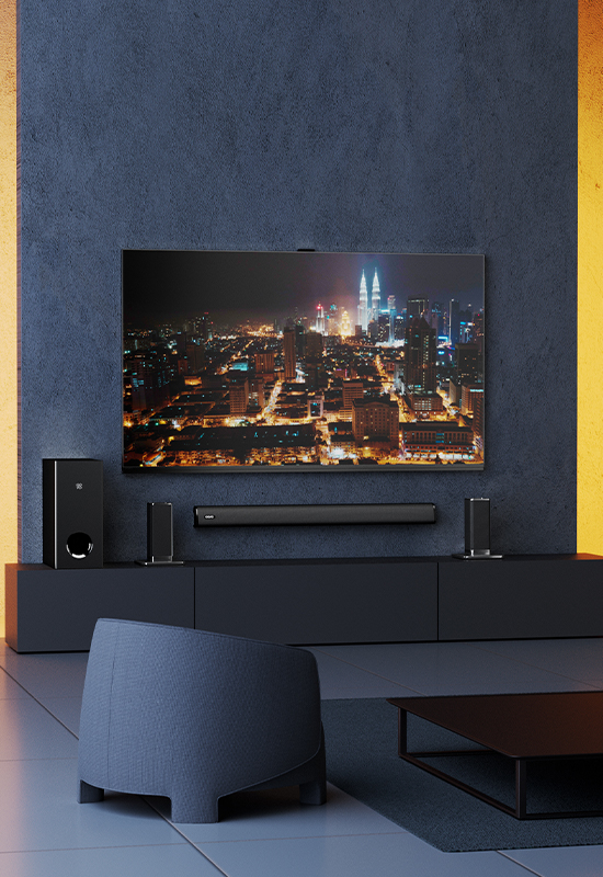 Gosurround 945 have soundbar with subwoofers