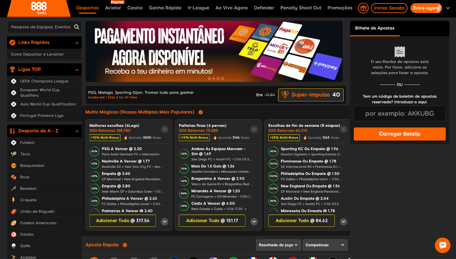 Conheça todos os recursos da 888Bets Angola
