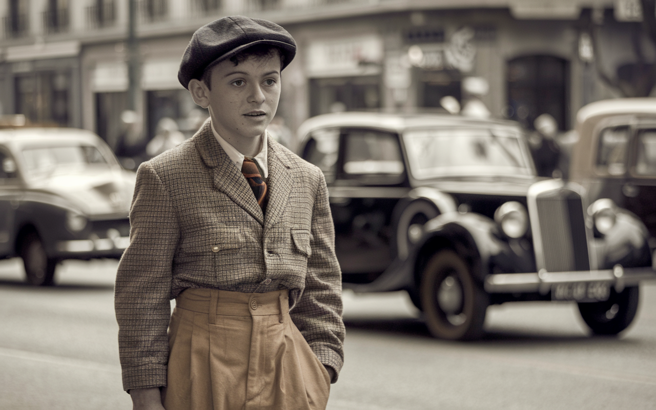 Spanish Newsboy Fashion 50s