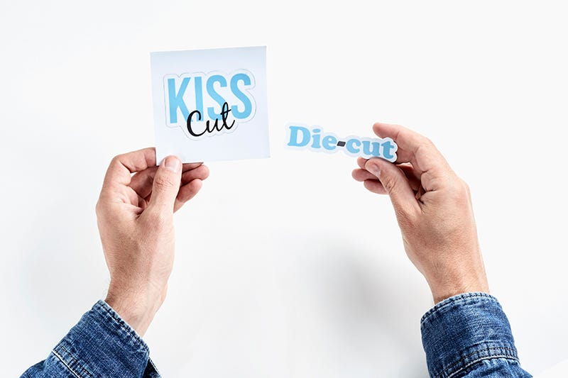 Die-Cut vs. Kiss-Cut Stickers