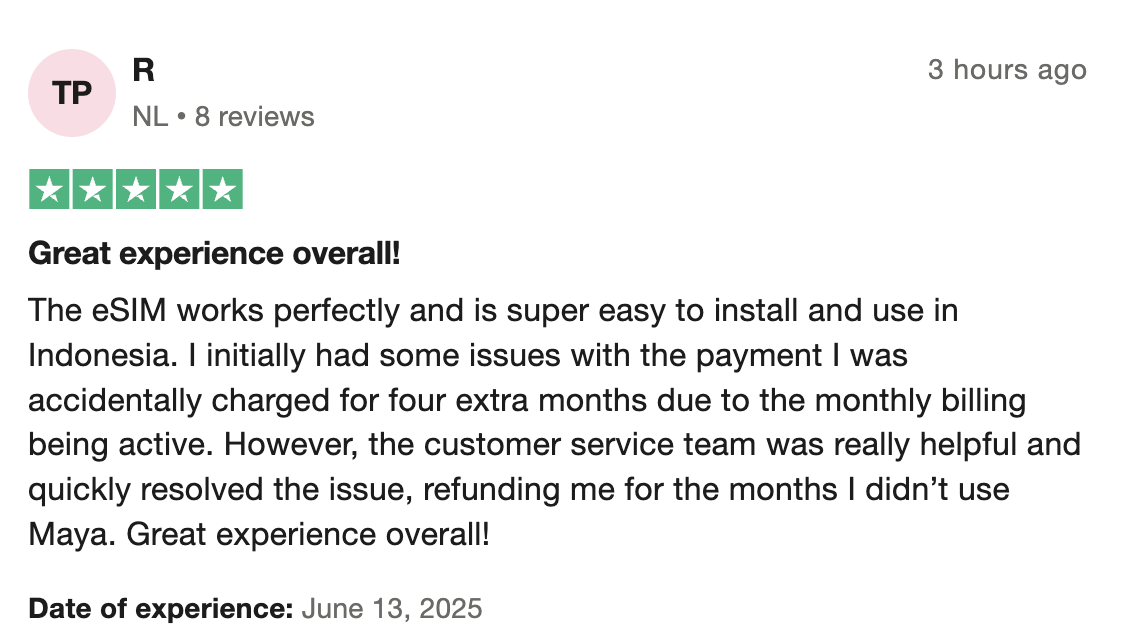 holafly customer review