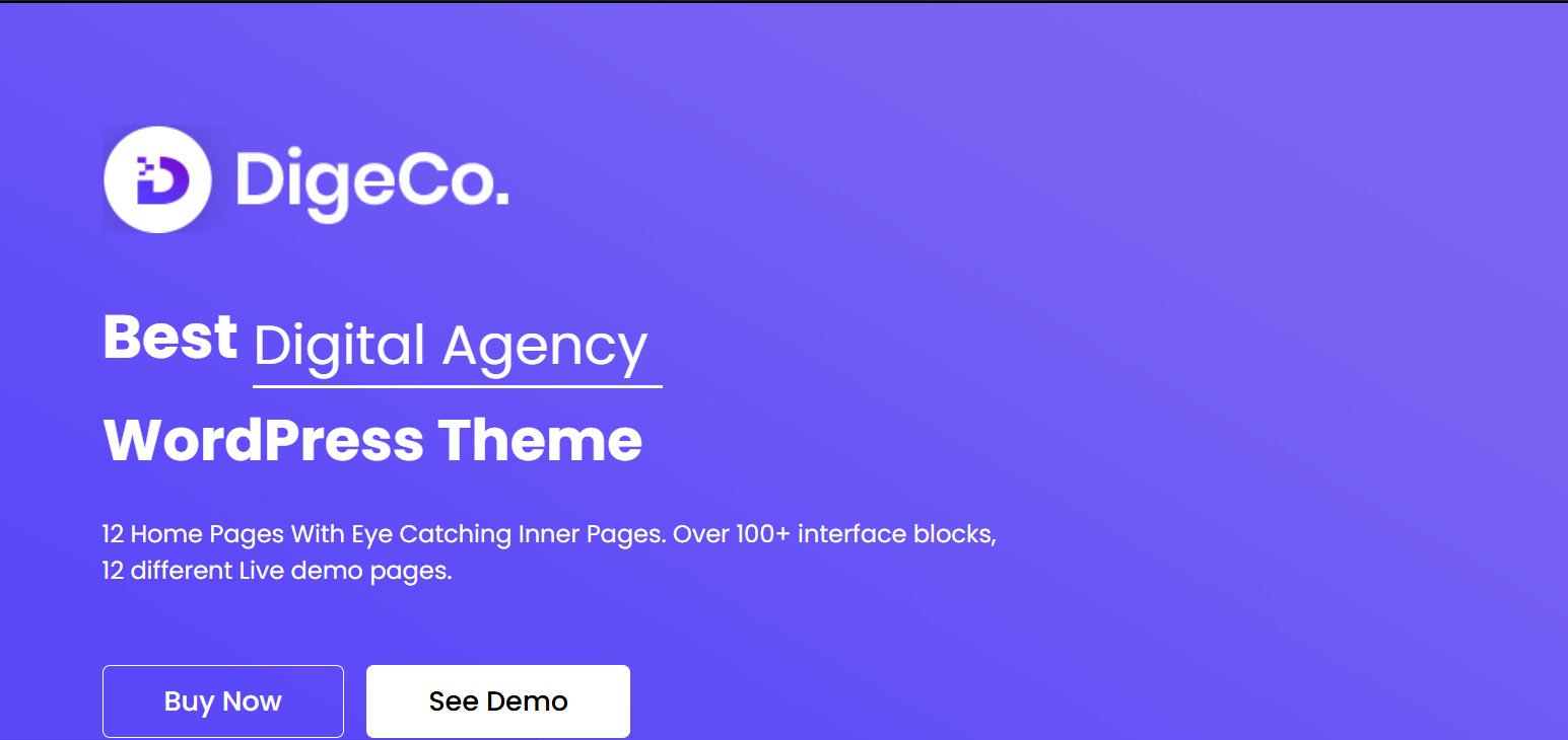 Digeco (Premium) WP theme