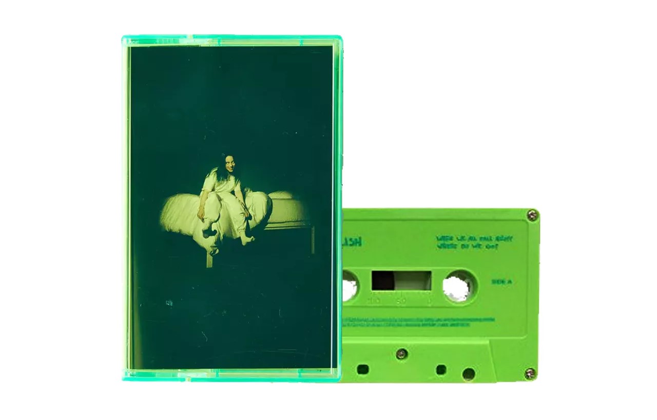 Billie Eilish When We All Fall Asleep, Where Do We Go? album on cassette.