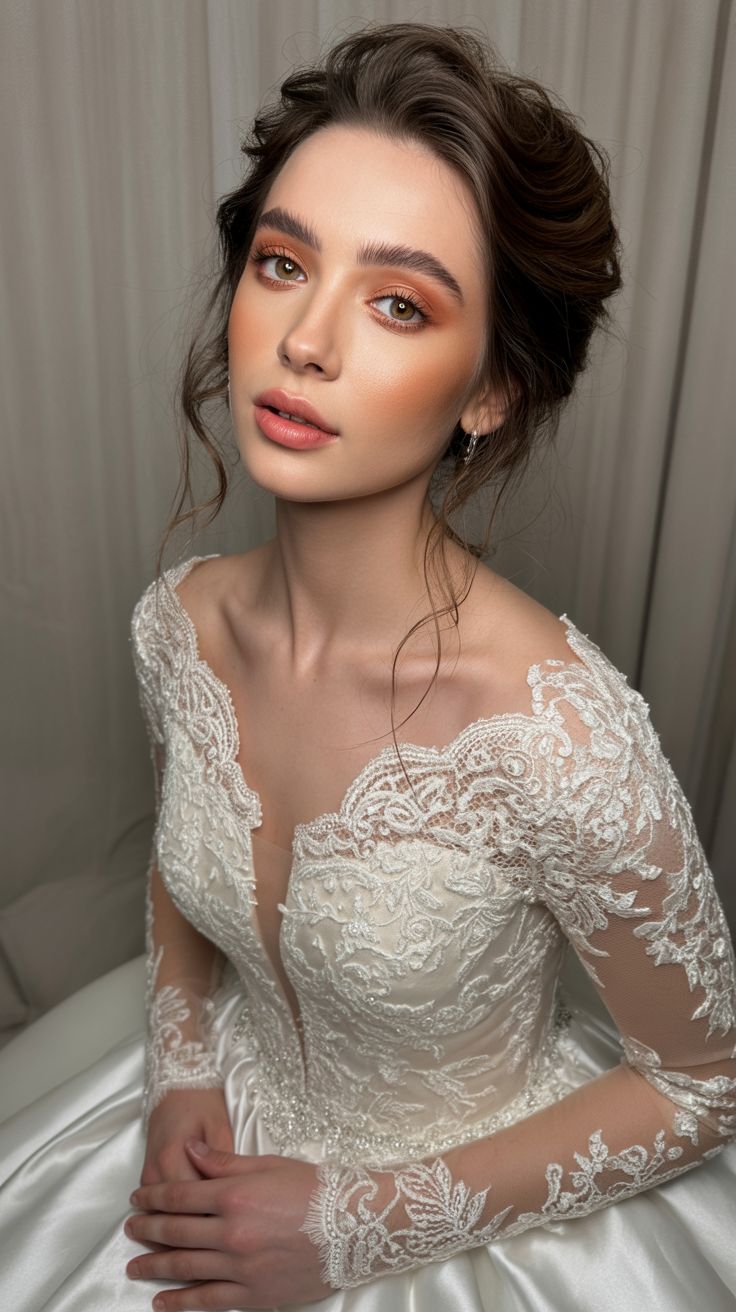 Soft Wedding Makeup for Brown Eyes Natural Looks