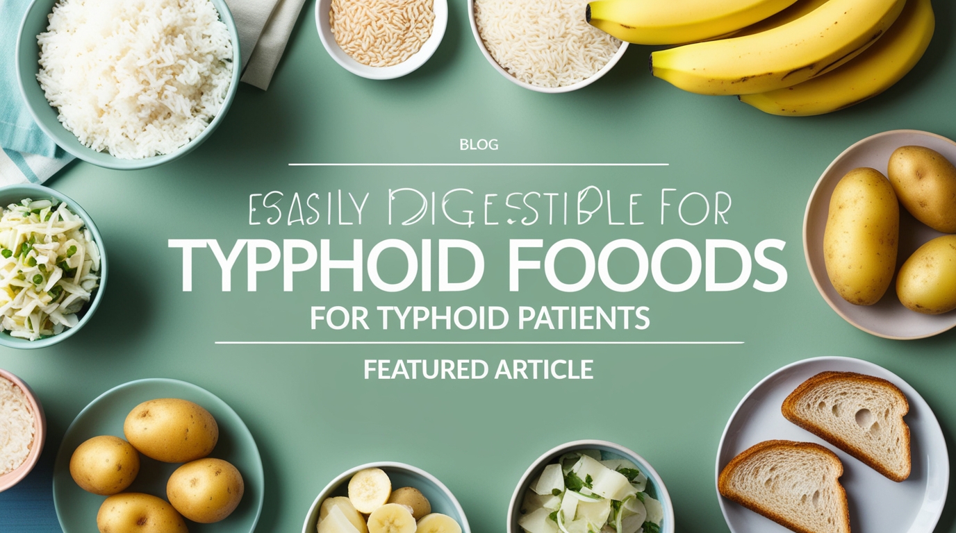  Easily Digestible Foods for Typhoid Patients