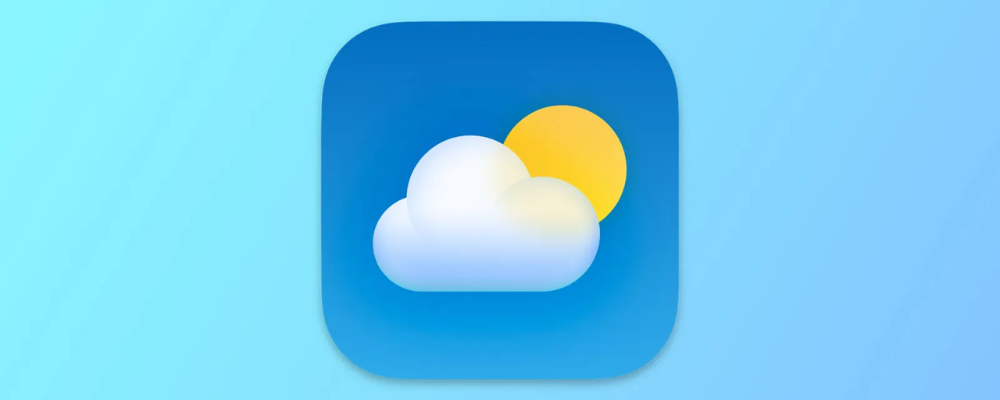 5. Weather (Apple)