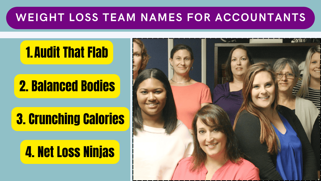 Weight loss team names for accountants