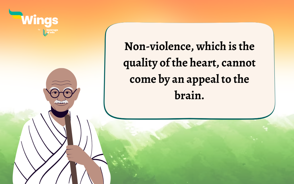 Mahatma Gandhi Quotes on Peace and Non Violence
